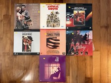 Laser Disc Lot Of 7 Classic Movies, Laserdisc LD Animal House, Wrath Of Kahn