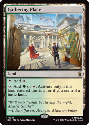 FOIL GATHERING PLACE x1 mtg NM Marvel Super Heroes 1 Rare