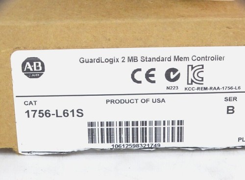 NEW Unopened AB 1756-L61S GUARDLOGIX CONTROLLER MODULE 1756L61S - Picture 2 of 4