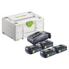 Festool Energie Set 4x BP 18 Li 3,0 C Akku 18...