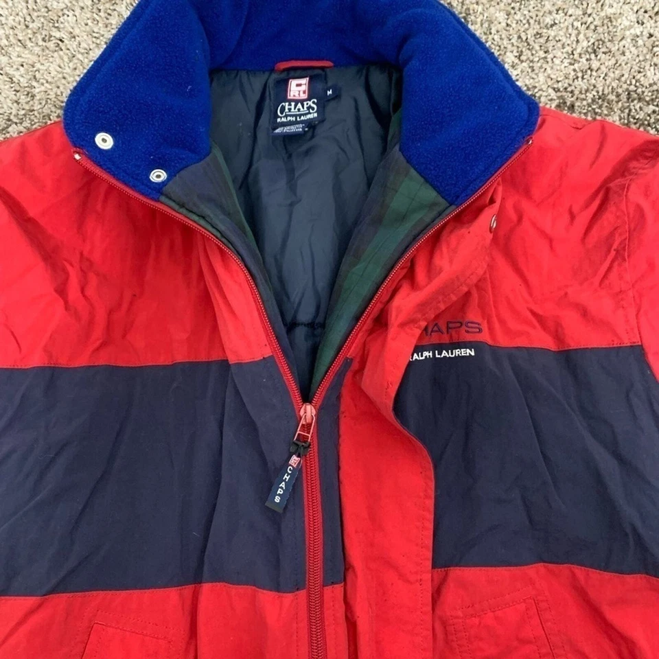 Vintage Chaps Ralph Lauren puffer Coat Sz medium - Image 2 of 4