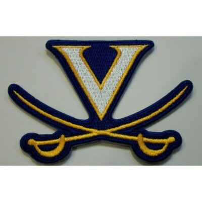 Virginia Cavaliers~Embroidered PATCH~3 3/8'' x 2 1/2''~Iron or Sew~NCAA