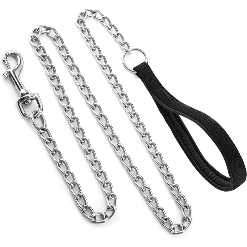 1.2M Stainless Steel Chain Leash Heavy Duty Strong Buckle Lead for