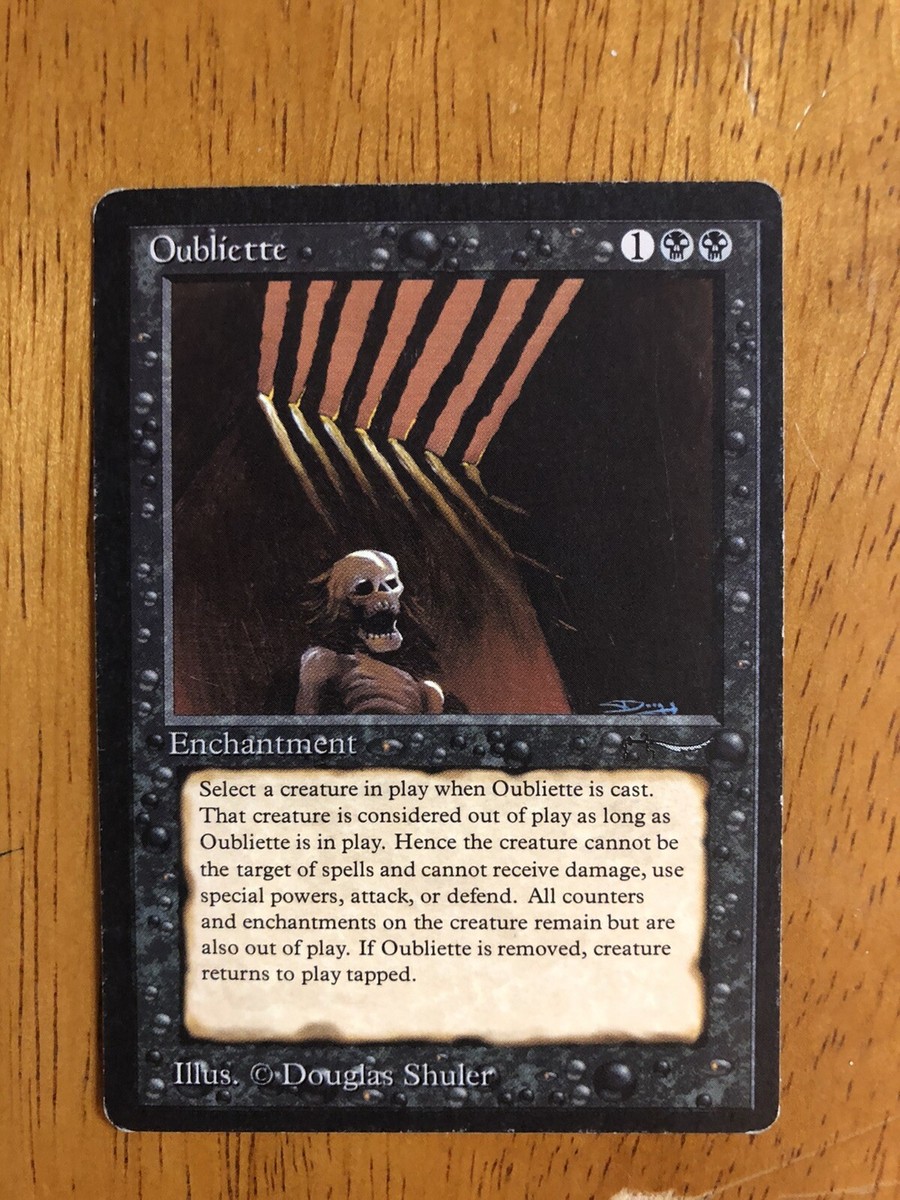 Magic The Gathering Oubliette (arabian nights) Lightly Played | eBay