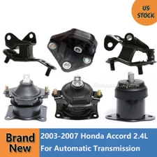 6PCS Engine Motor & Transmission Mount Set For 2003-2007 Honda Accord 2.4L Auto