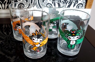 Beijing 2008 Olympics McDonalds 4 Glasses Set - Collectable | eBay