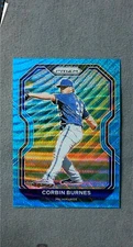 2021 Panini Prizm Tier II Teal Wave #128 Corbin Burnes Brewers