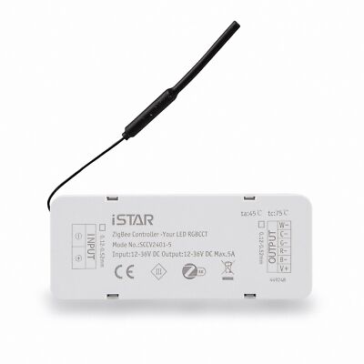 Zigbee Controller Smarthome RGB+Tunable White Controller 12-36V DC  bis 5A