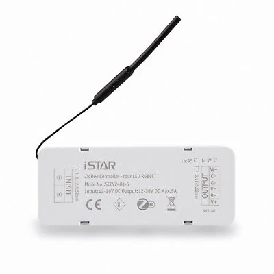 Zigbee Controller Smarthome RGB+Tunable White Controller 12-36V DC bis 5A - Bild 1 von 3