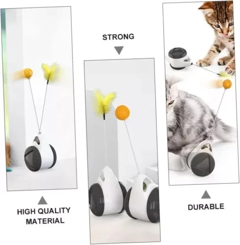 Interactive Cat Tumbler Swing Toy with Catnip – Balance Car Chase Fun Interactive Cat Tumbler Swing Toy with Catnip – Balance Car Chase Fun