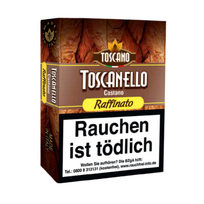 Toscanello Castano Raffinato 5St/Pck(1,24 =1St) Zigarren Tradition aus Italien