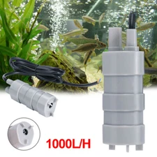 12V Submersible Mini Water Pump 1000L/H 5M High Lift Diesel Oil Water Pump 45dB