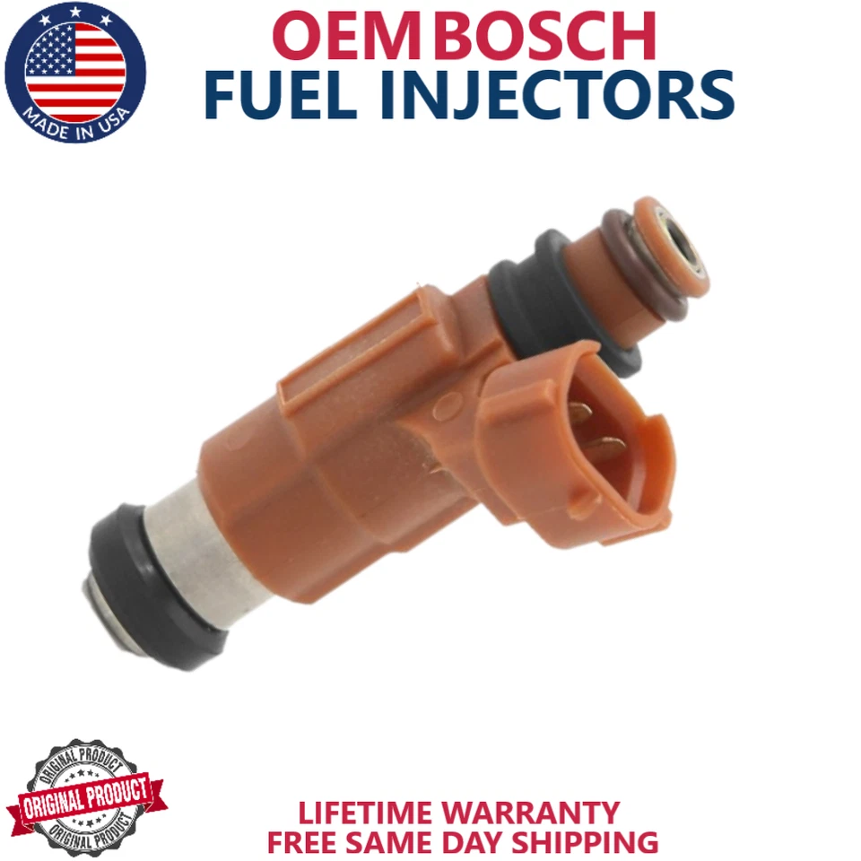 Injetores de combustível Bosch fabricante de equipamento original x4 para 1999 2000 2001 2002 2003 Chevrolet Tracker 2.5L - Imagem 2 de 4