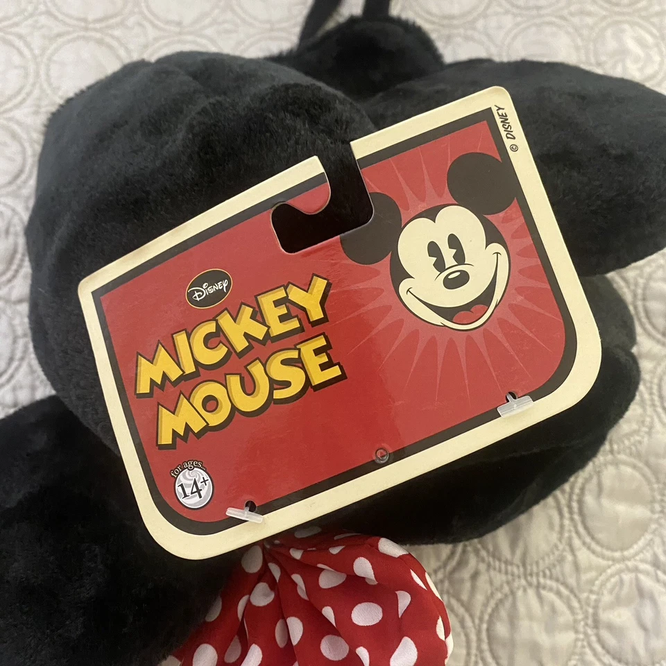 Nuevo Disney Mickey Mouse Sudadera con Capucha Sombrero Negro Orejas de Minnie Mouse y Arco Disfraz Nuevo con Etiquetas Foto 4 de 4
