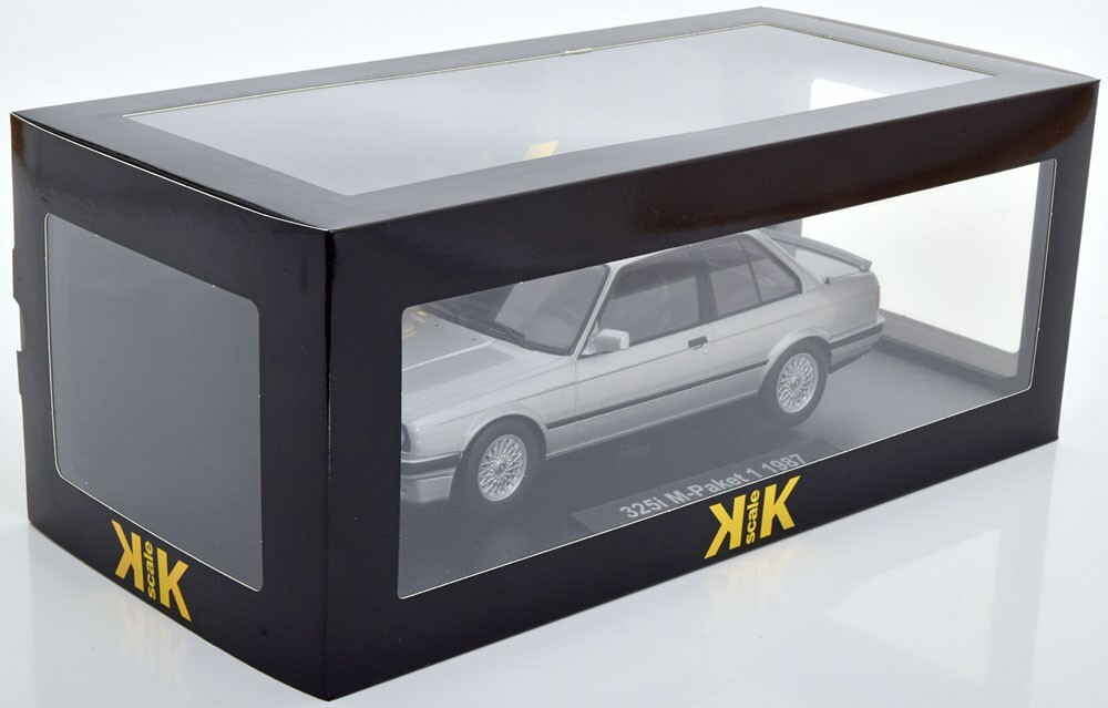 KKDC180741 KK scale 1:18 BMW 325i E30 M-Paket 1 1987 silvergrey