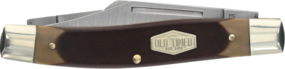 Schrade Old Timer 8OT 4 in. Closed Senior  7Cr17MoV Steel 3 Blade Pocket Knife