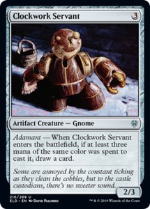 Clockwork Servant - Foil x1 - Throne of Eldraine - NM-Mint, English - Throne of