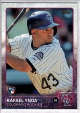 Rafael Ynoa RC 2015 Topps #695 ROOKIE MLB Rockies ID:112750