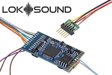 ESU 58416 LOKSOUND 5 6-pin NEM651 (DCC/MM/SX/M4) Sound Decoder & 11x15mm Speaker