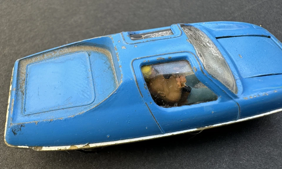 Vintage Corgi Juniors Husky The Man From Uncle Diecast Car with Occupants Blue - Image 2 of 4