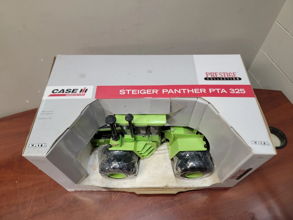 Двойной чехол для трактора ERTL Steiger Panther PTA 325 4x4 игрушка зеленая коробка сельское хозяйство - Изображение 2 из 4