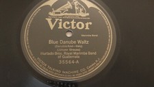 Hurtado Brothers 78rpm single 12-inch Victor Records #35564 Blue Danube Waltz 