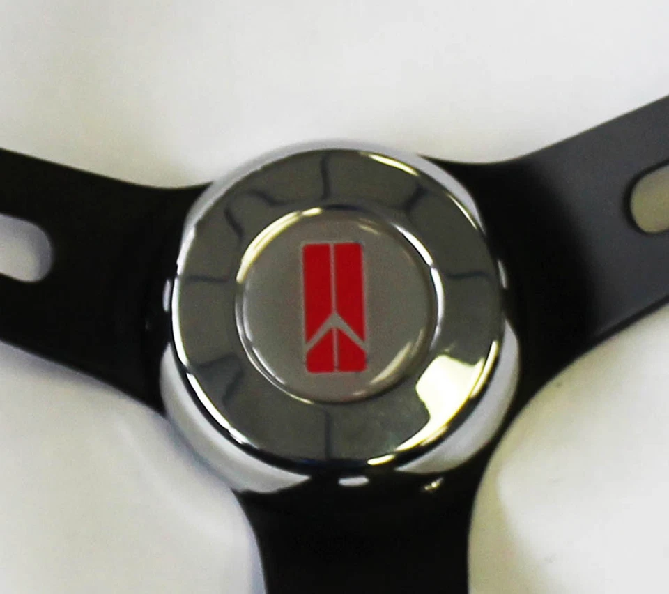 Olds Cutlass F85 98 442 1969-1993 agarre negro en volante negro 13 1/2" Foto 2 de 4