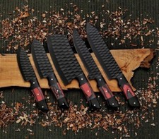 Premium Hand Forged Damascus Steel Chef Set, Kitchen Set, Kitchen Knives Set