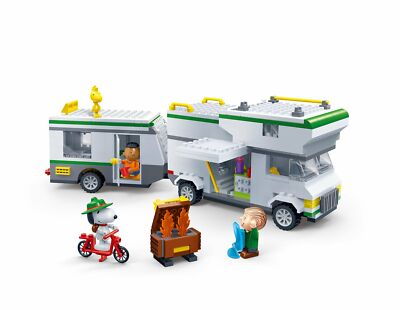 スヌーピー　キャンピングセット Peanuts - Snoopy Camper Building Set by Ban Bao | eBay