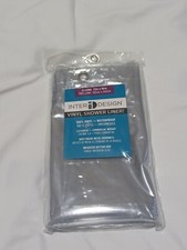 IDesign Waterproof Shower Liner Vinyl Clear 72 x 96 14581