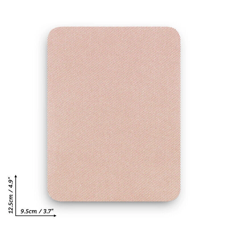 2x Patches Mending Mending Denim Fabric Jeans On Sew Iron Elbow On Menders - Image 3 of 4