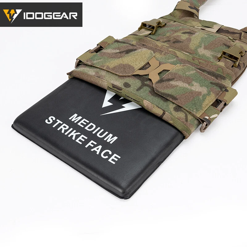 IDOGEAR Tactical Armor Plates Ballistic Shock Plate 9x12 Tactical Vest 2PCS Gear - Image 3 of 4