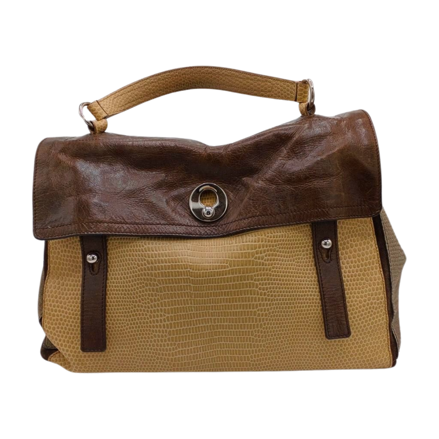 Borsa a mano Yves Saint Laurent M Toe marrone usata