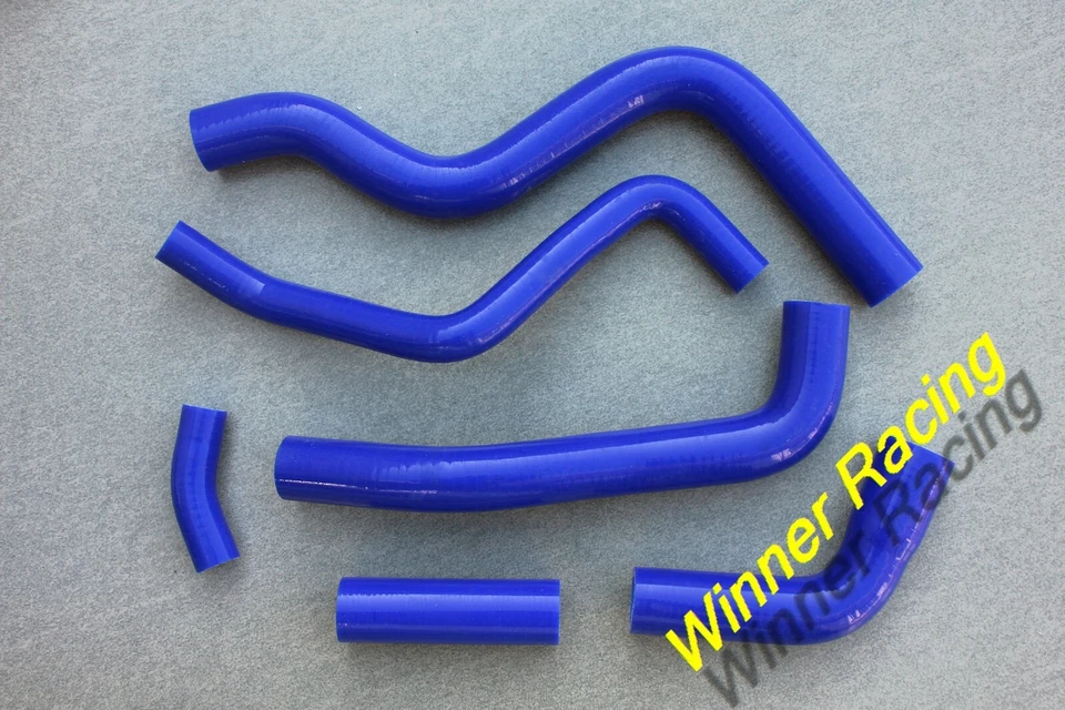 Radiador de aluminio y manguera de silicona para Yamaha FZ6 FZ-6 FZ600 FZS6 2004-2006 Foto 3 de 4