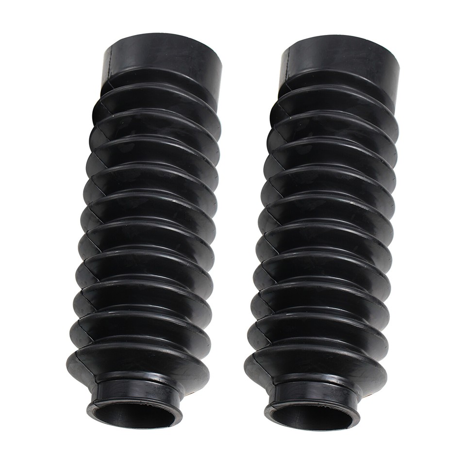 1Pair 35mm Front Fork Rubber Gaiter Boots Shock Absorber Dust Cover For
