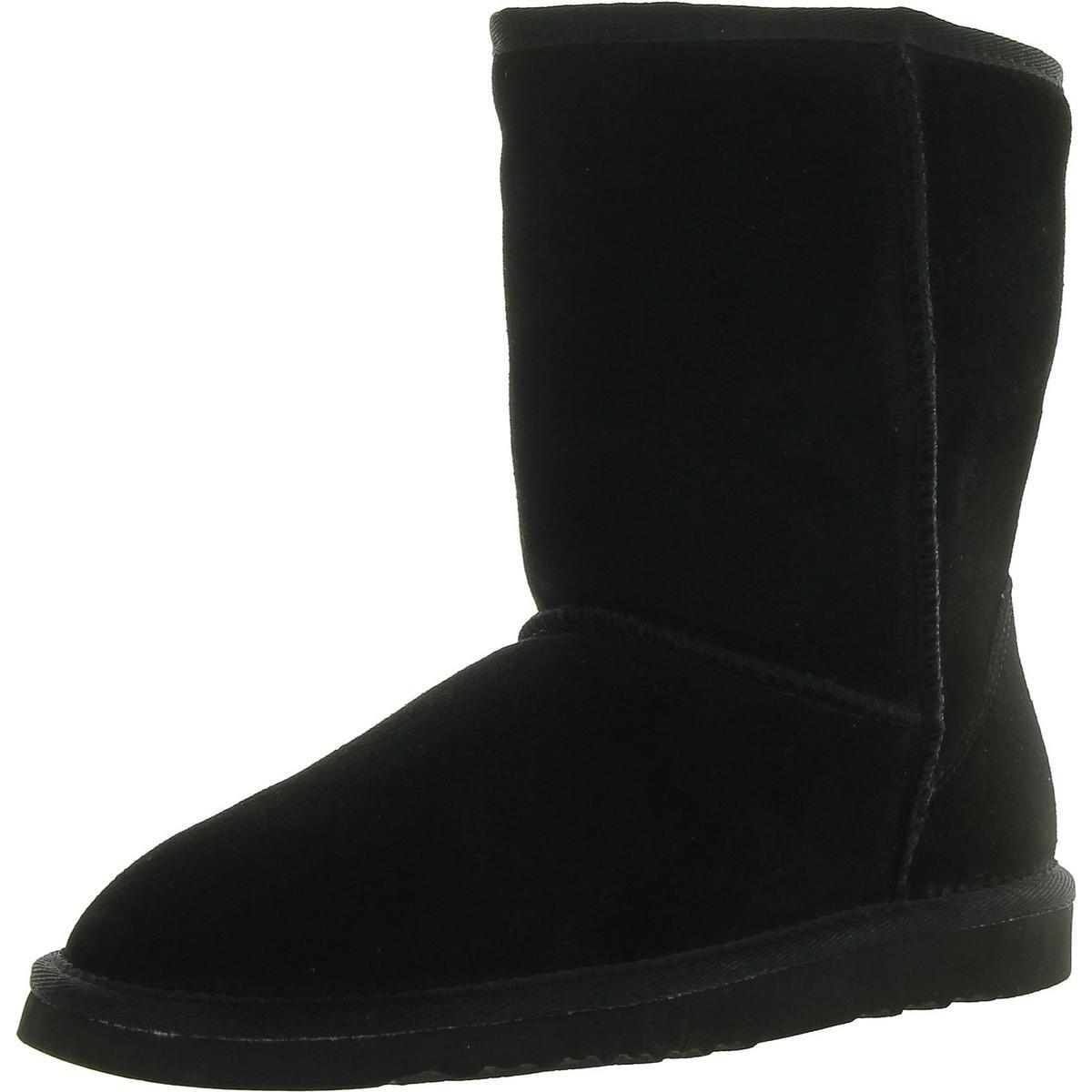 Женские черные замшевые ботильоны Kemi, зимние ботинки 7 Medium (B,M) BHFO 4247