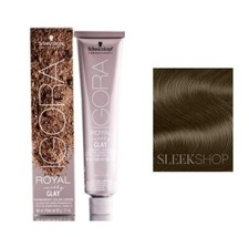Schwarzkopf Igora Royal Earthy Clay 6-16 Dark Blonde Cendre Chocolate 2.1 OZ