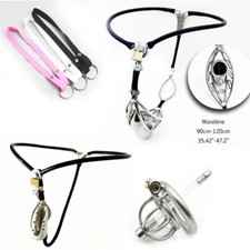 Invisible Men Chastity Device Belt Stainless Steel Cage Restraint Belt Bondage