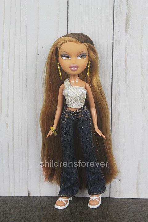 未使用 Wise Intelligent - Rastafarian Girl Bratz Magic Hair Yasmin Doll Long Hair With Highlight