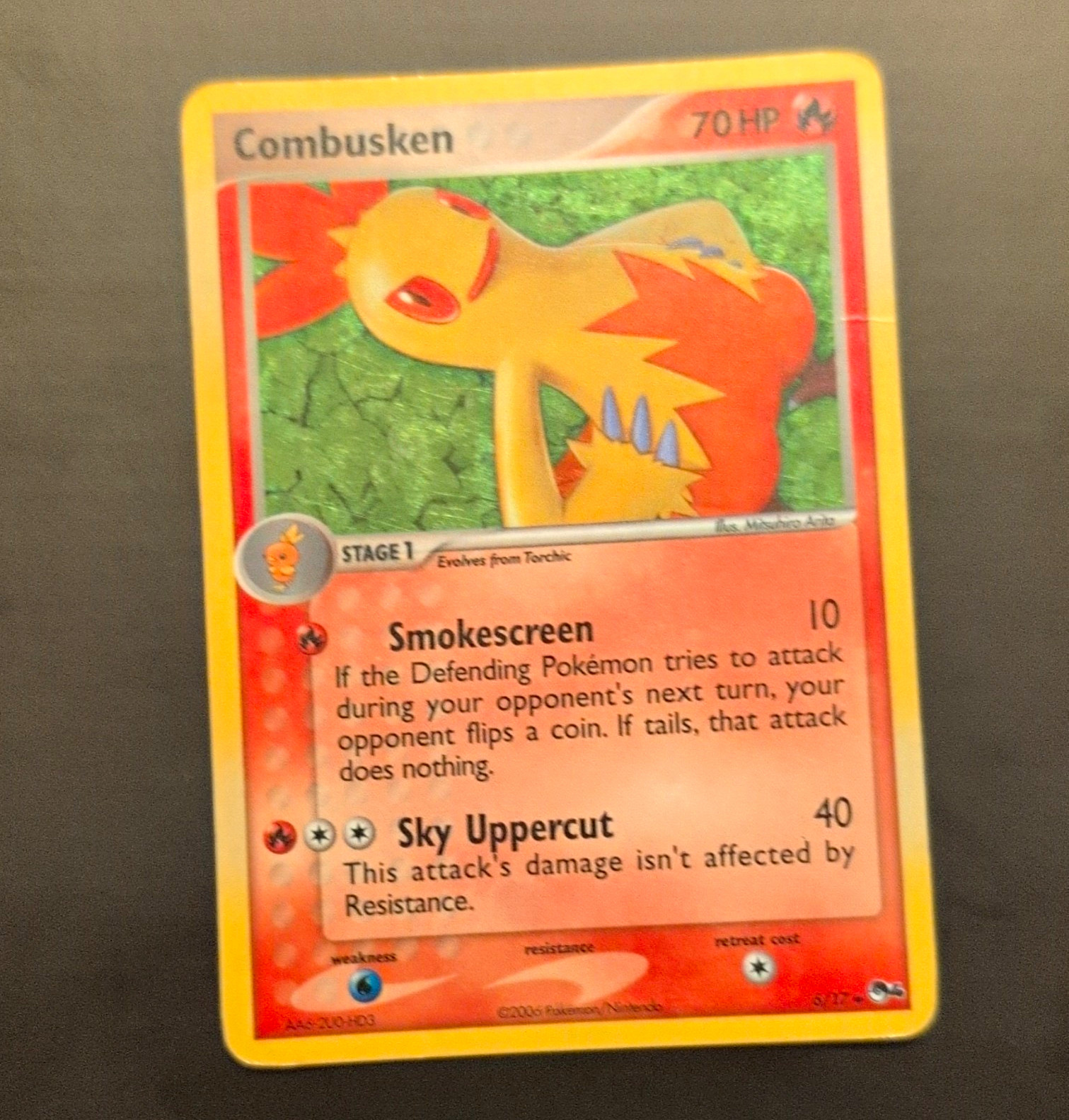 Combusken POP Series 4 006/017 Holo Uncommon ENG HP70 Sky Uppercut