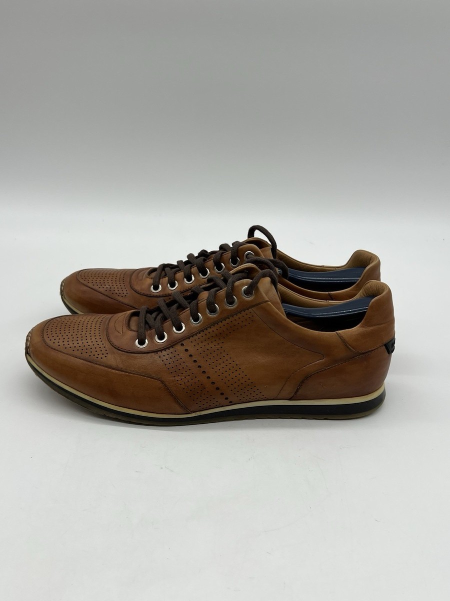 Magnanni Cristian Cognac Brown Leather Men display picture 3