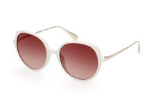 Max Co MO0088 21F White Round Plastic Sunglasses Frame 54-18-140