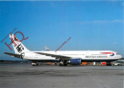 Ansichtskarte; BRITISH AIRWAYS BOEING 767 G-BNWP ''RENDEVOUS''