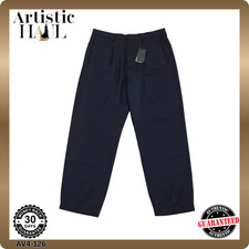 Giorgio Armani Pleated Wide-Leg Cropped Trousers Leg 50R Bnwt