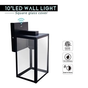 E26/E37 10 LED WATERPROOF PHOTOCELL ENABLED ETL WALL IGHT