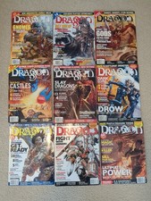 Dragon Magazine Lot 2002 Issues 291-302 Dungeons Dragons D D Paizo Used
