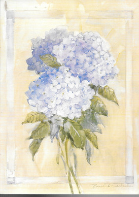 Vtg Floral Note Sheets 24 Blank Sheets & Envelopes 8'' x 6-1/4''