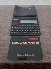 Franklin language master LM 3200 Tested Working Manual