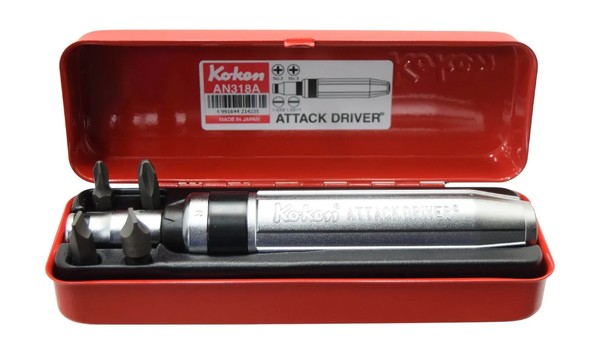 Japan NEU Kohken 3/8 (9,5 Mm) Quadratmeter. Schlagschrauber Set 6Tlg AN318A-image