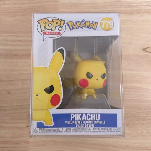 Funko Pikachu #779 Pop! Games Vinyl Figure Battle Stance Pokemon w/ Protector